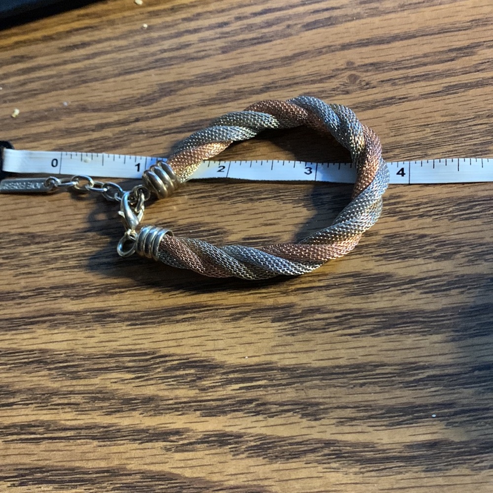 Joe Fresh Tri-coloured twisted coil bracelet